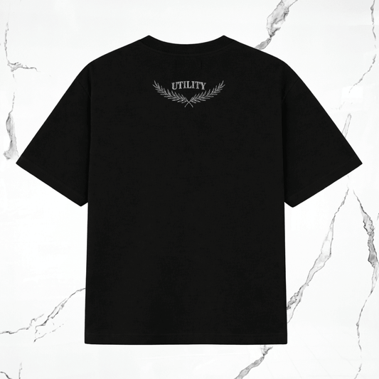Utility Warrior Black White T-Shirt - Urban Utility