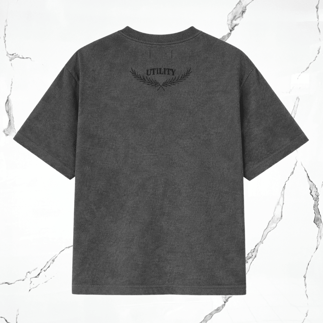 Utility Warrior Grey Black T-Shirt - Urban Utility