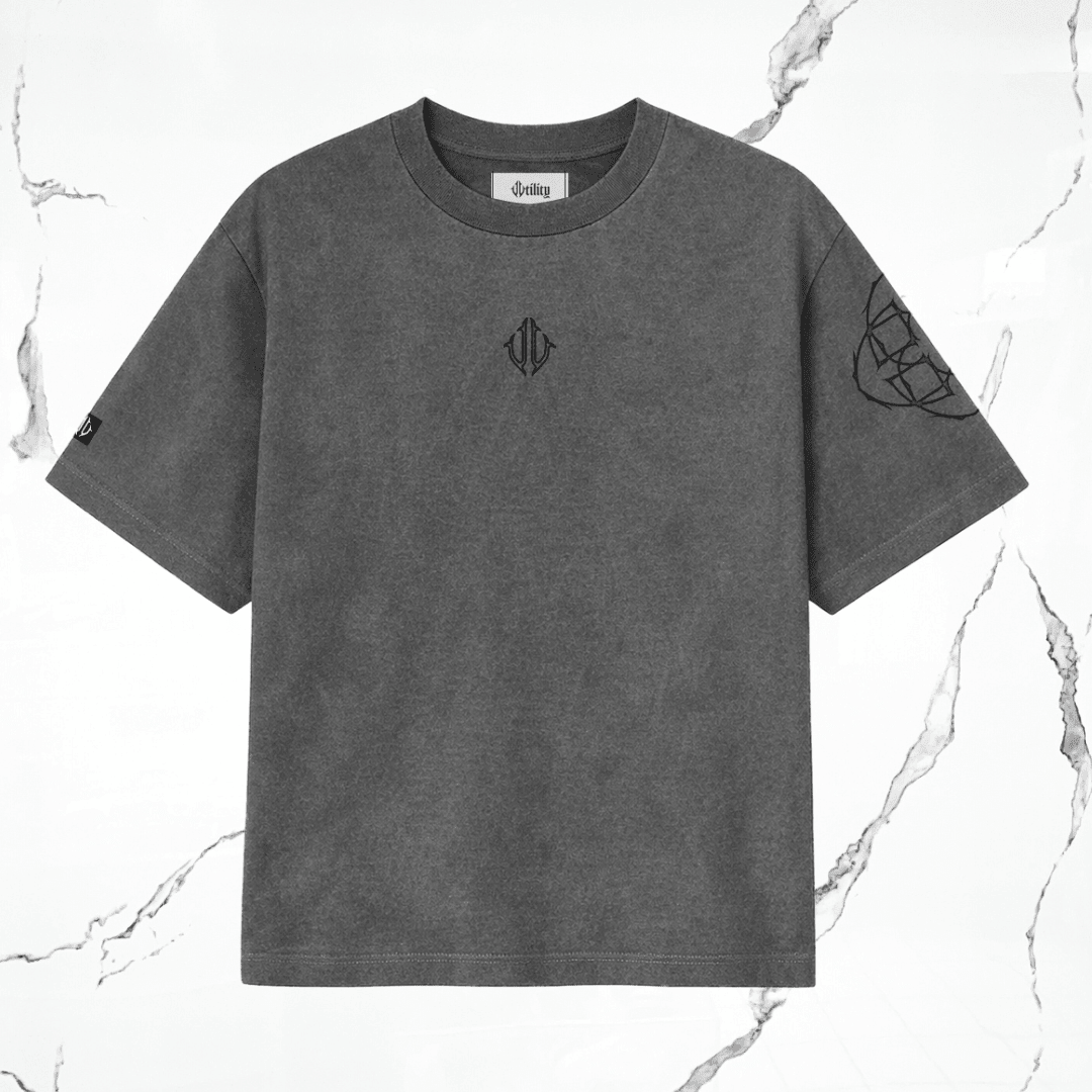 Utility Bite v3 Grey Black T-Shirt - Urban Utility