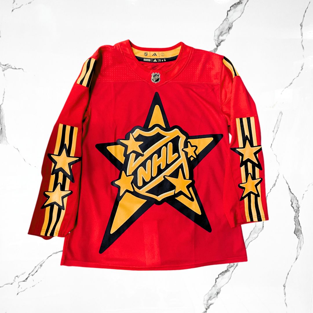 Adidas x Drew House 2024 NHL All - Star Authentic Red Jersey - Urban Utility