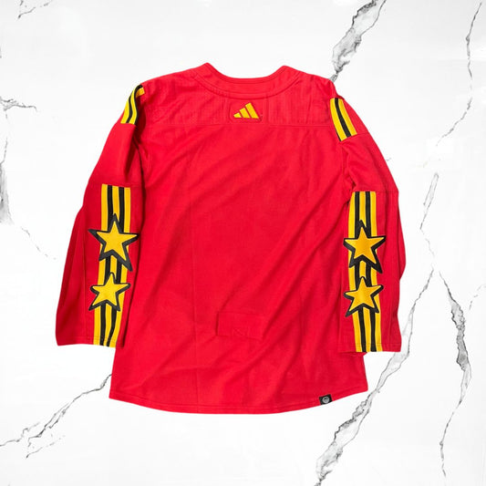 Adidas x Drew House 2024 NHL All - Star Authentic Red Jersey - Urban Utility