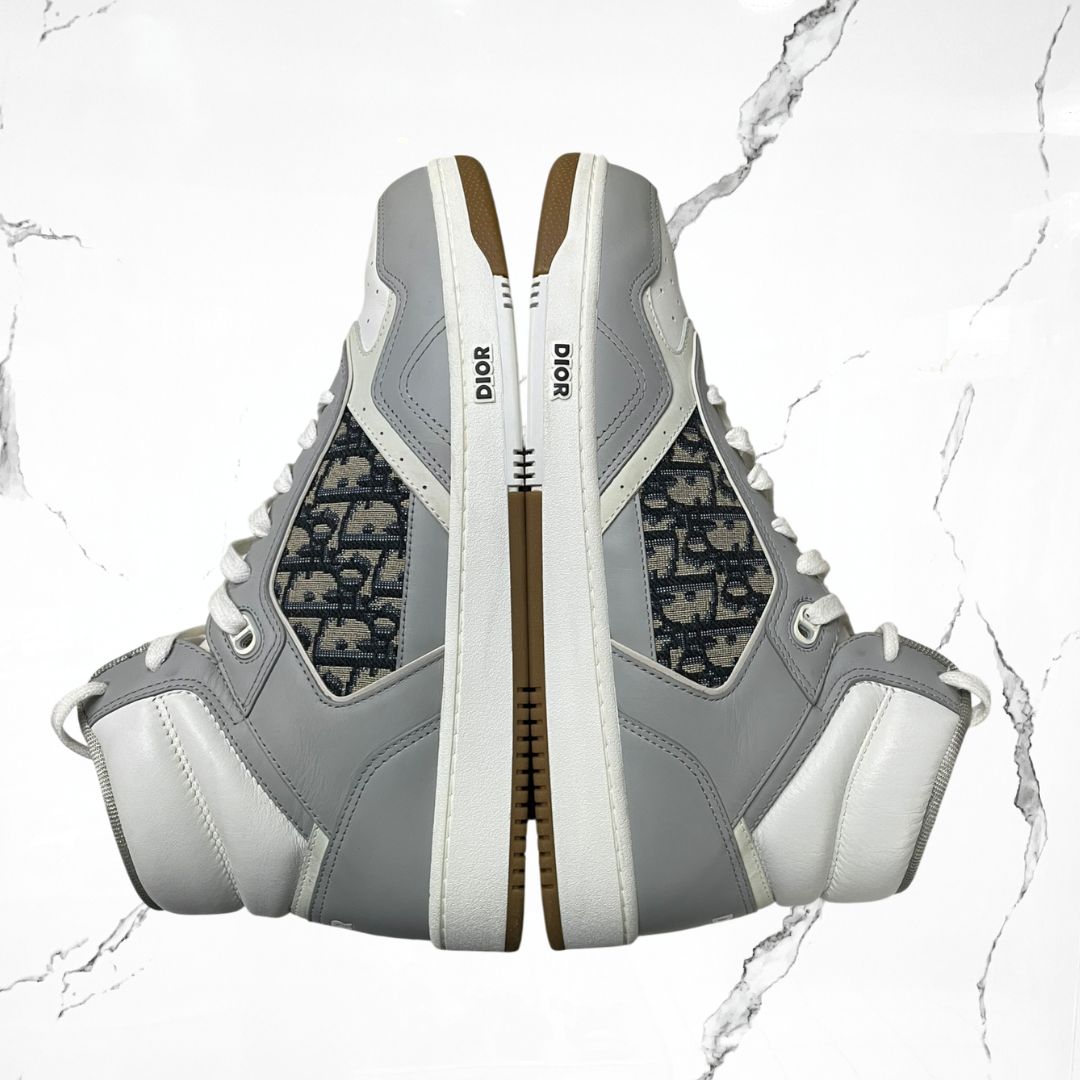 Dior B27 High Grey White Beige Black Dior Oblique Jacquard (De Uso) - Urban Utility