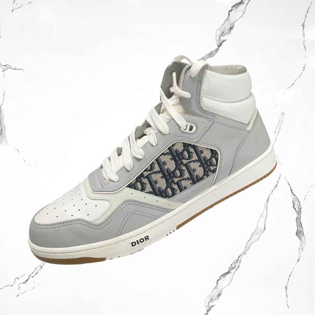 Dior B27 High Grey White Beige Black Dior Oblique Jacquard (De Uso) - Urban Utility