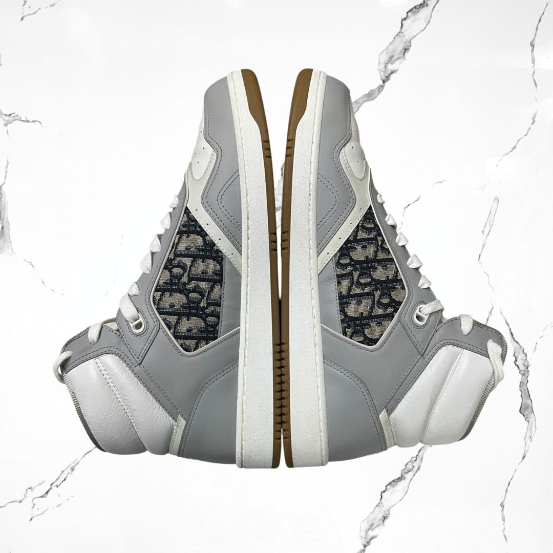 Dior B27 High Grey White Beige Black Dior Oblique Jacquard (De Uso) - Urban Utility