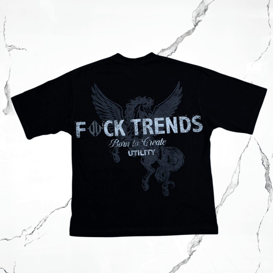 Utility Fck Trends Black T-Shirt - Urban Utility