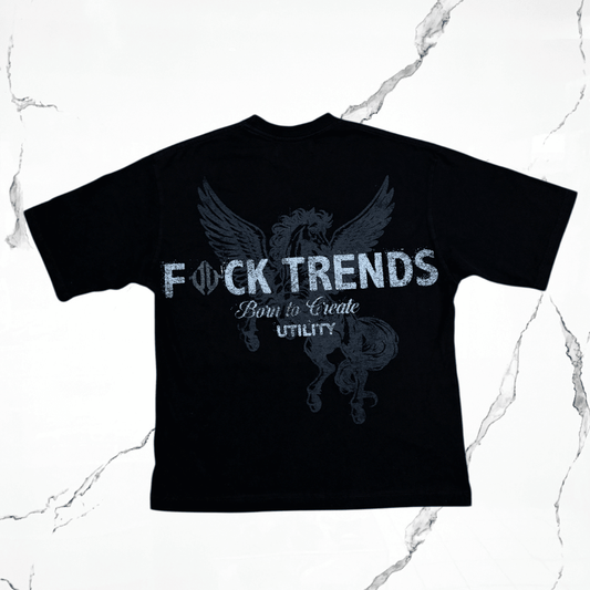 Utility Fck Trends Black T-Shirt - Urban Utility