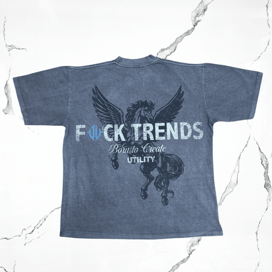 Utility Fck Trends Ash Grey T-Shirt - Urban Utility
