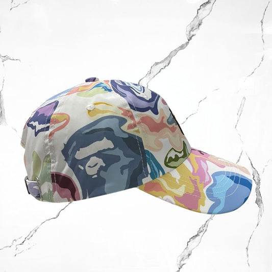 A Bathing Ape Art Camo One Point Panel Cap - Urban Utility