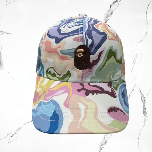 A Bathing Ape Art Camo One Point Panel Cap - Urban Utility