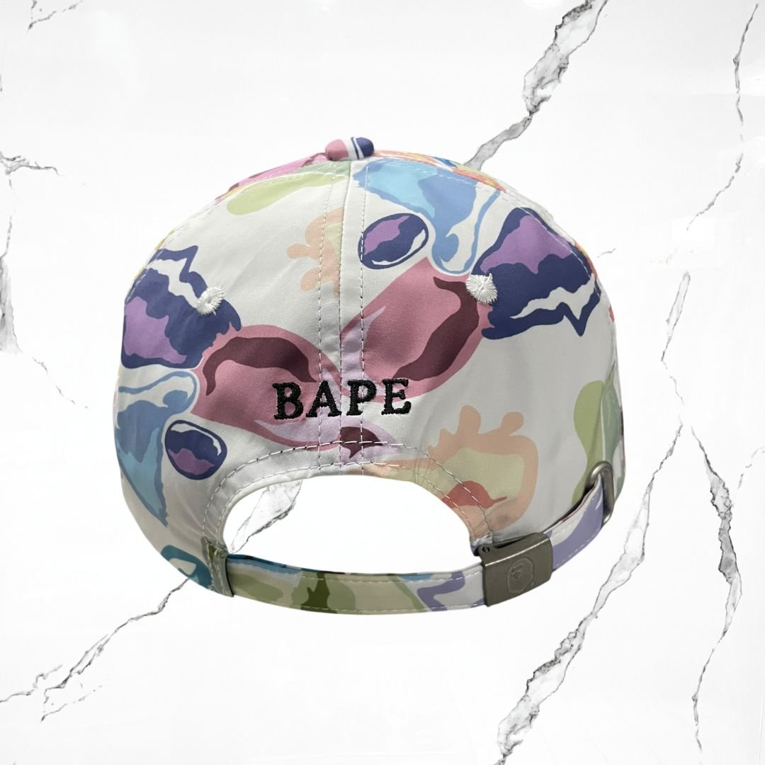 A Bathing Ape Art Camo One Point Panel Cap - Urban Utility