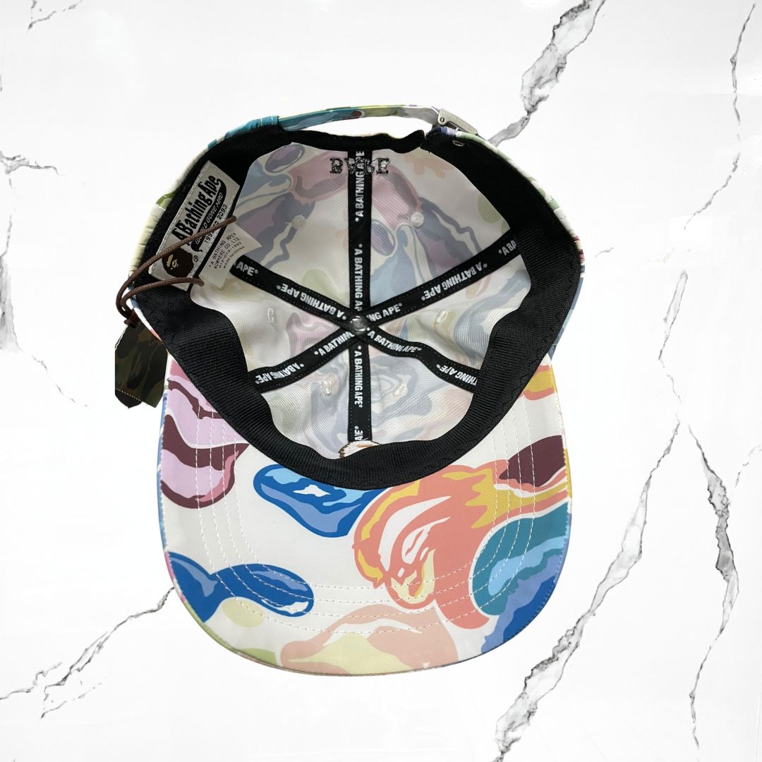 A Bathing Ape Art Camo One Point Panel Cap - Urban Utility