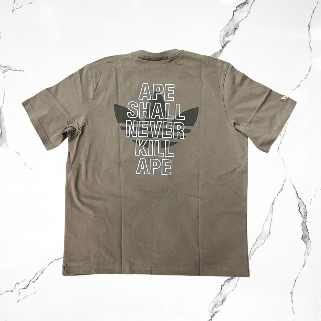 A Bathing Ape Ape Shall Never Kill Ape Brown T-shirt - Urban Utility