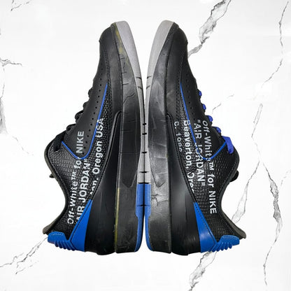 Jordan 2 Low Off - White Black Blue (De Uso) - Urban Utility