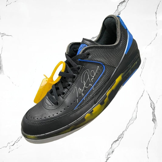 Jordan 2 Low Off - White Black Blue (De Uso) - Urban Utility