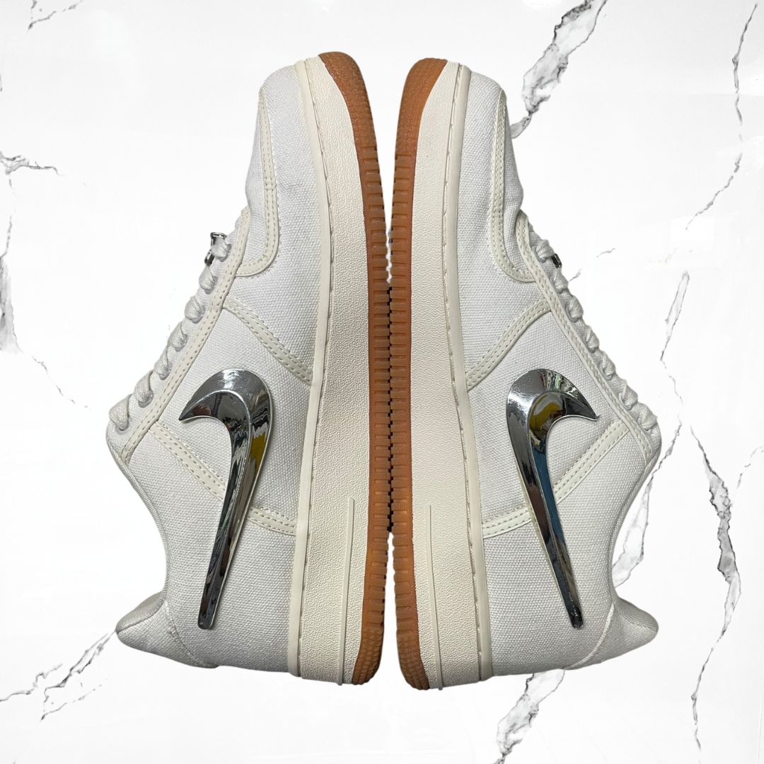 Nike Air Force 1 Low Travis Scott Sail (De Uso)