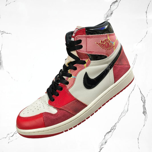 Jordan 1 High Spiderman across the Spiderverse (De Uso)