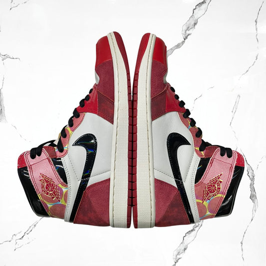 Jordan 1 High Spiderman across the Spiderverse (De Uso)