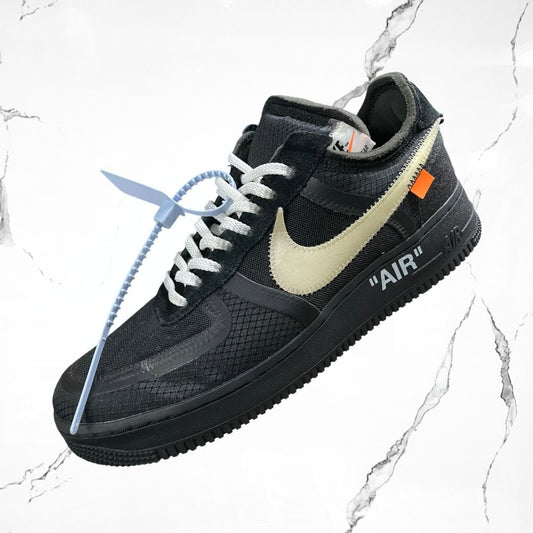 Nike Air Force 1 Low Off - White Black White (De Uso) - Urban Utility