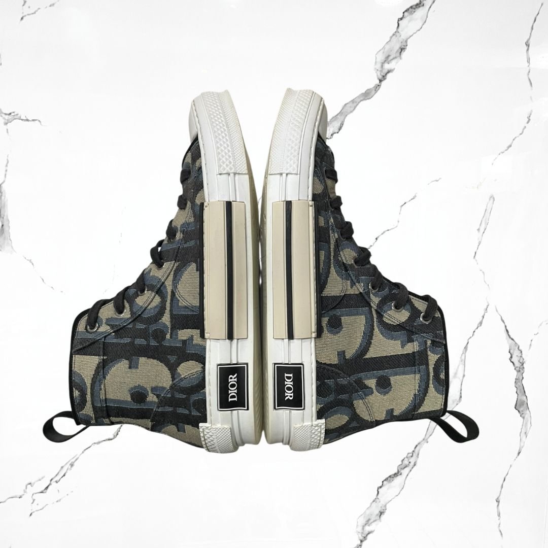 Dior B23 High Maxi Dior Oblique Beige Black (De Uso) - Urban Utility