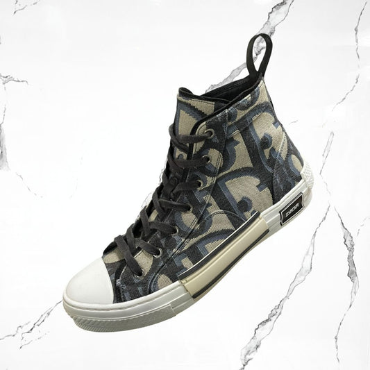 Dior B23 High Maxi Dior Oblique Beige Black (De Uso) - Urban Utility