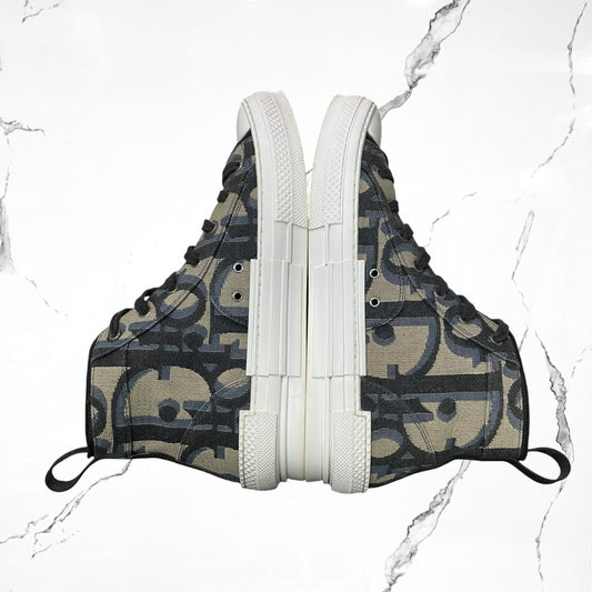 Dior B23 High Maxi Dior Oblique Beige Black (De Uso) - Urban Utility