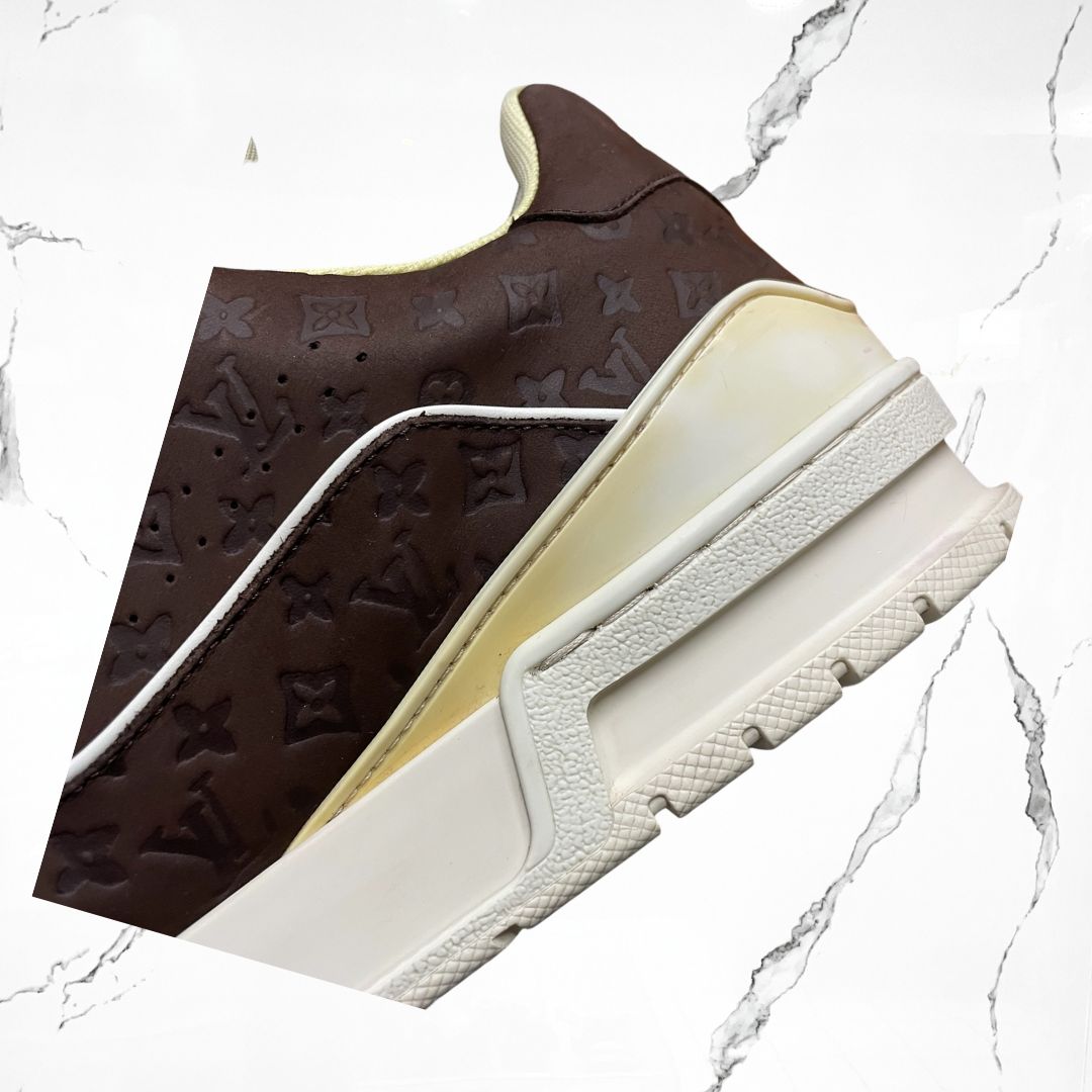 Louis Vuitton by Tyler, the Creator LV Trainer Mocha (De Uso)