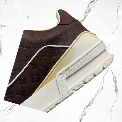 Louis Vuitton by Tyler, the Creator LV Trainer Mocha (De Uso) - Urban Utility