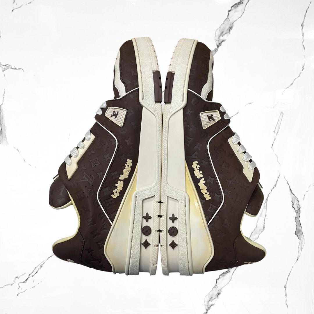 Louis Vuitton by Tyler, the Creator LV Trainer Mocha (De Uso)