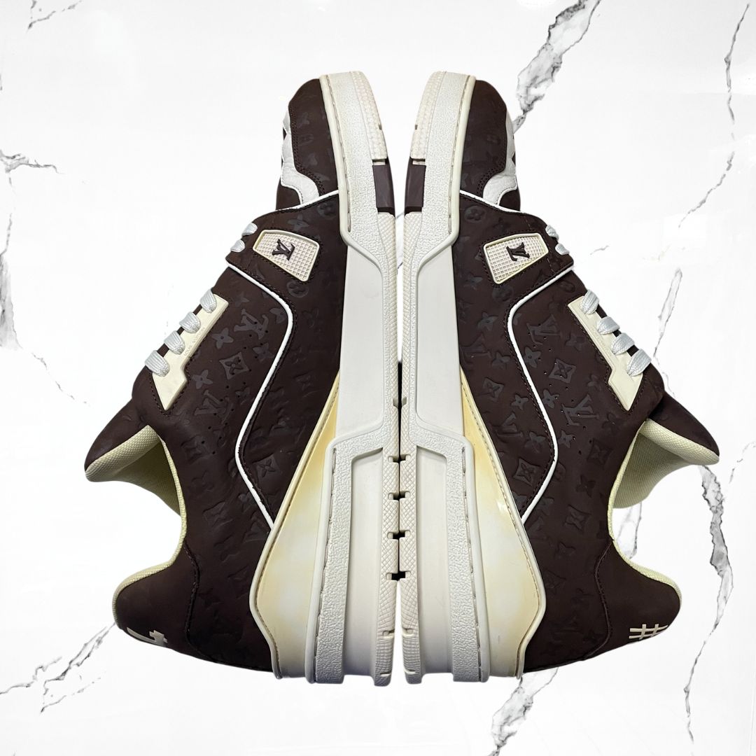 Louis Vuitton by Tyler, the Creator LV Trainer Mocha (De Uso)
