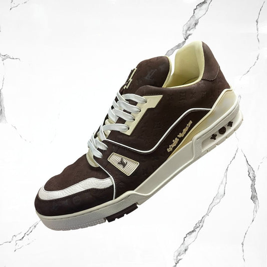 Louis Vuitton by Tyler, the Creator LV Trainer Mocha (De Uso) - Urban Utility