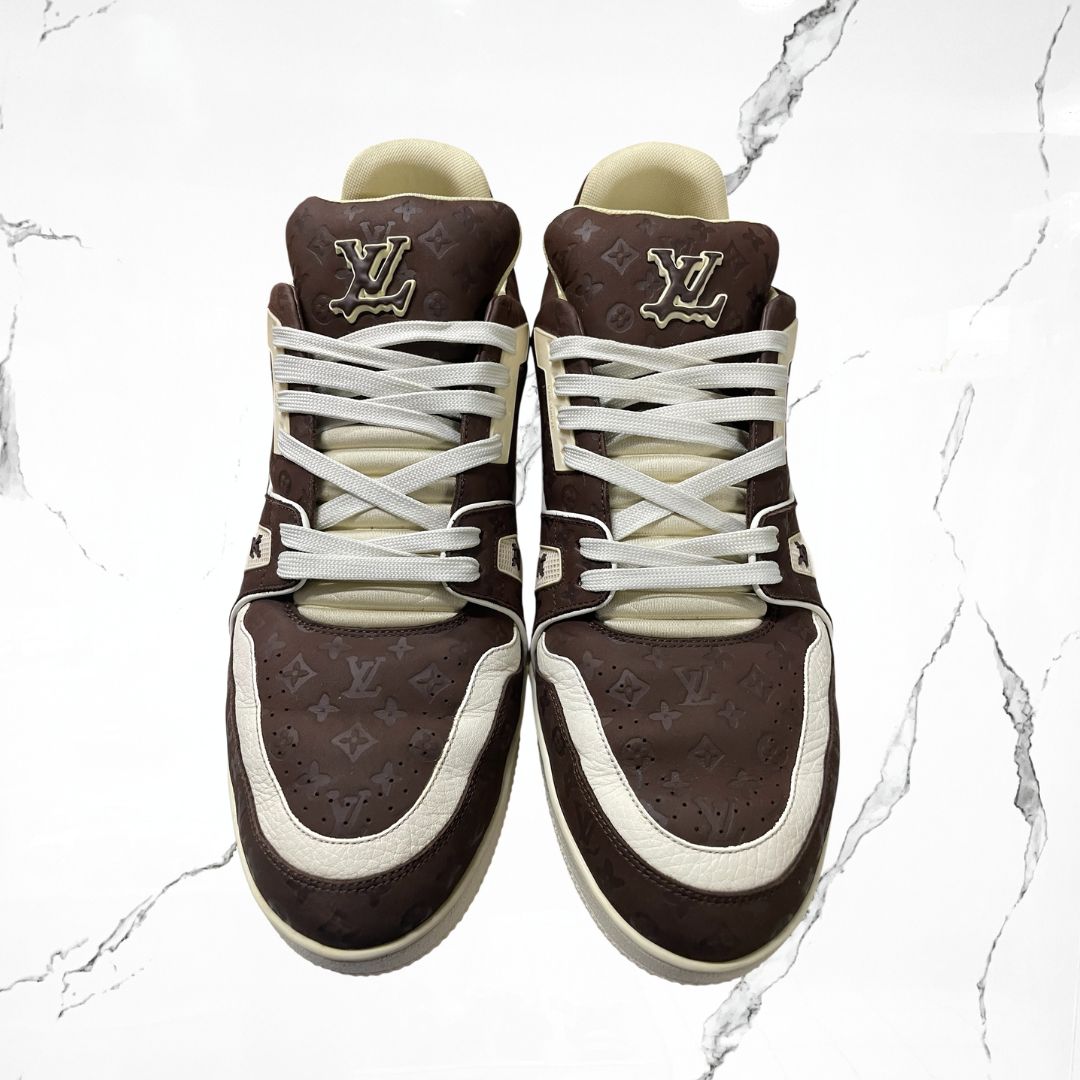 Louis Vuitton by Tyler, the Creator LV Trainer Mocha (De Uso)