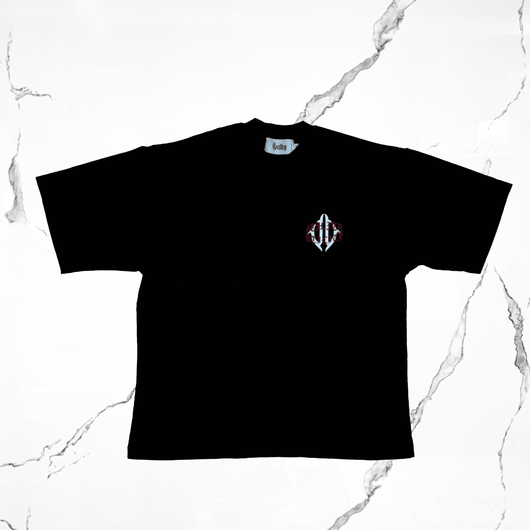 Utility Con Mucho Amor Pegasus Black Red T-Shirt - Urban Utility