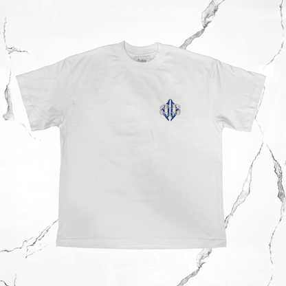 Utility Con Mucho Amor Pegasus White Blue T-Shirt - Urban Utility