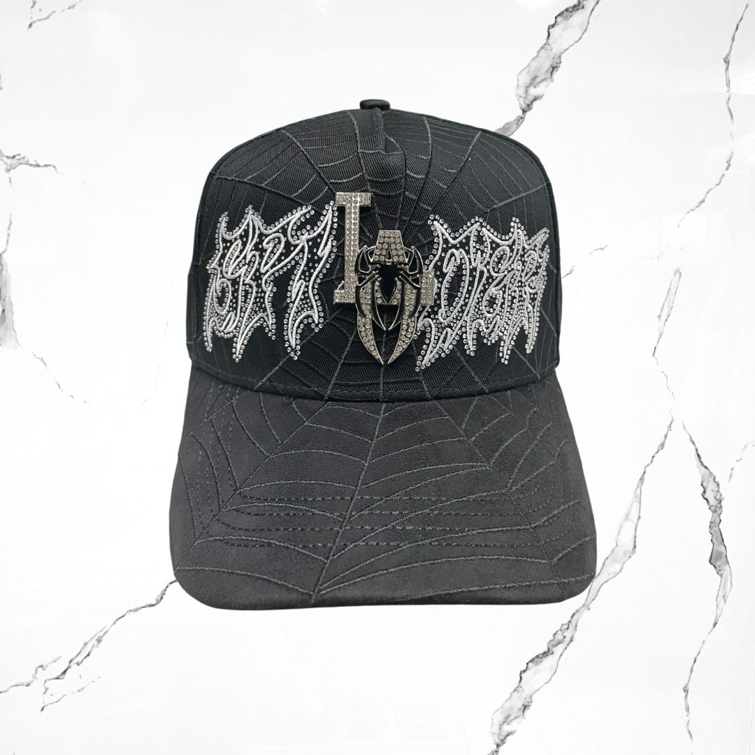 Rico Hats Spider Black Cap - Urban Utility