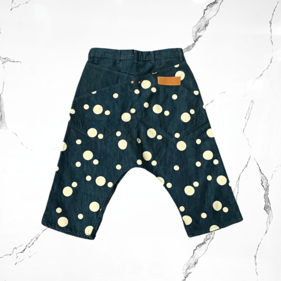 Kapital Denim Easy Baggy Short - Urban Utility