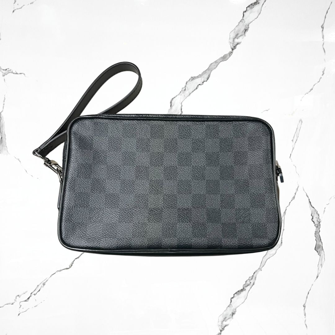 Louis Vuitton Kasai Clutch Damier Graphite Bag (De Uso) - Urban Utility
