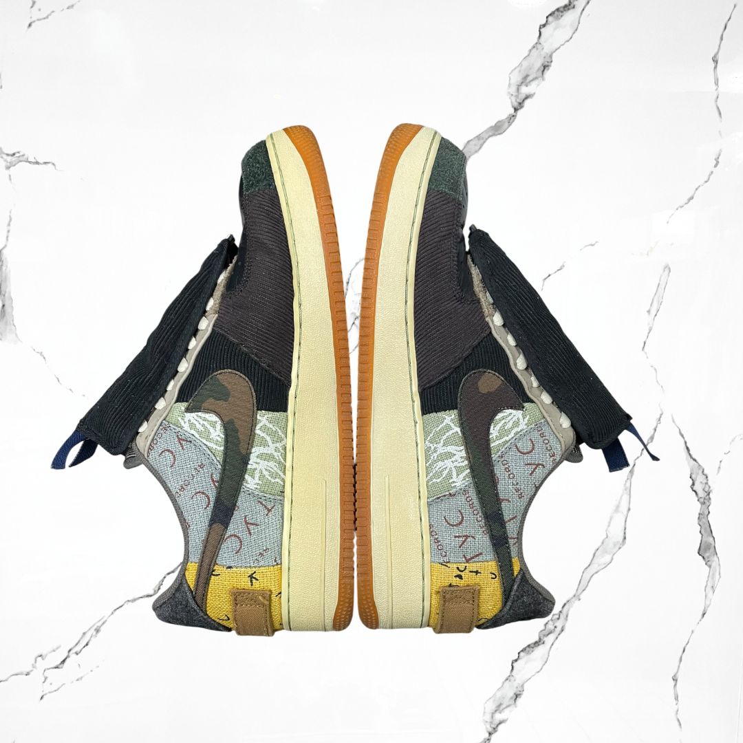 Nike Air Force 1 Low Travis Scott Cactus Jack (De Uso)