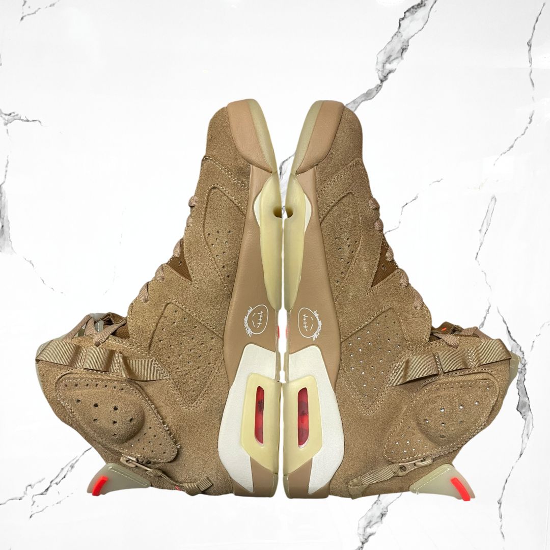 Jordan 6 Retro Travis Scott British Khaki (De Uso) - Urban Utility