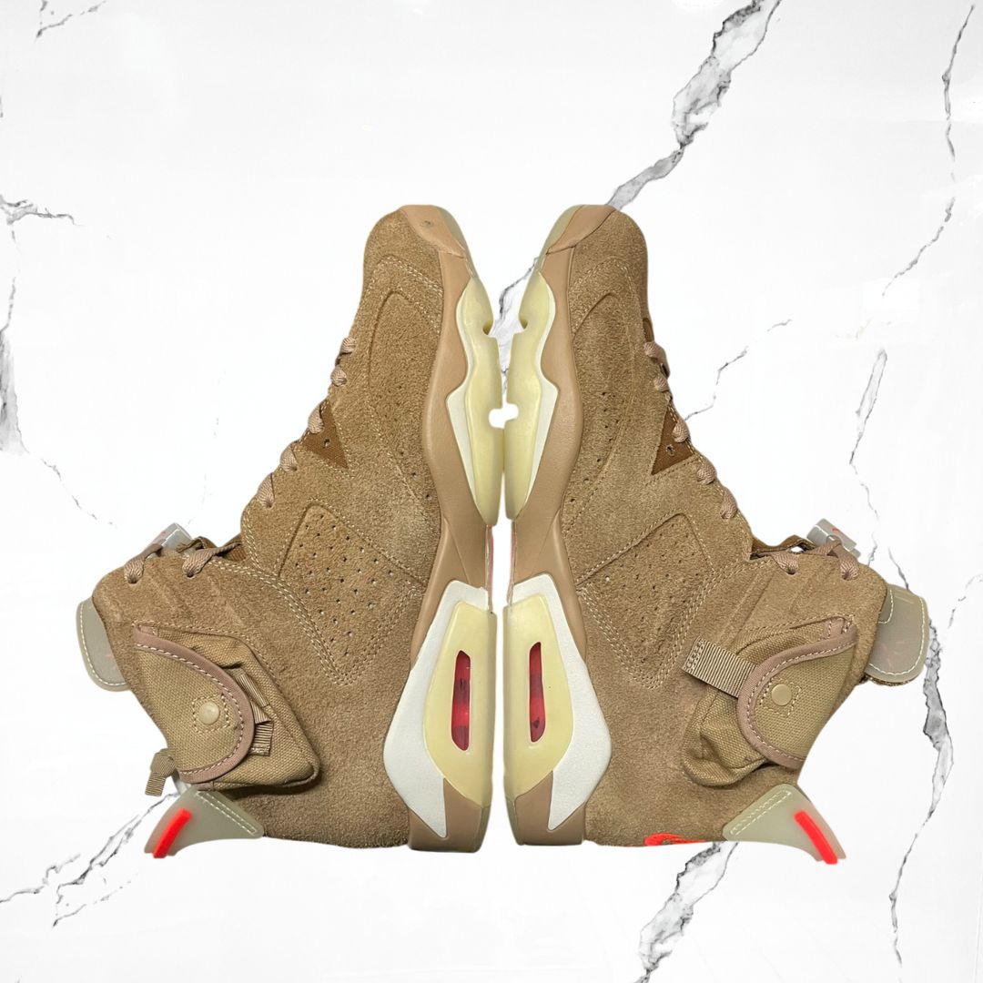 Jordan 6 Retro Travis Scott British Khaki (De Uso) - Urban Utility