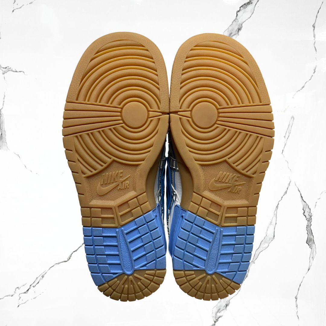 Nike Air Rubber Dunk Off - White UNC (De Uso) - Urban Utility