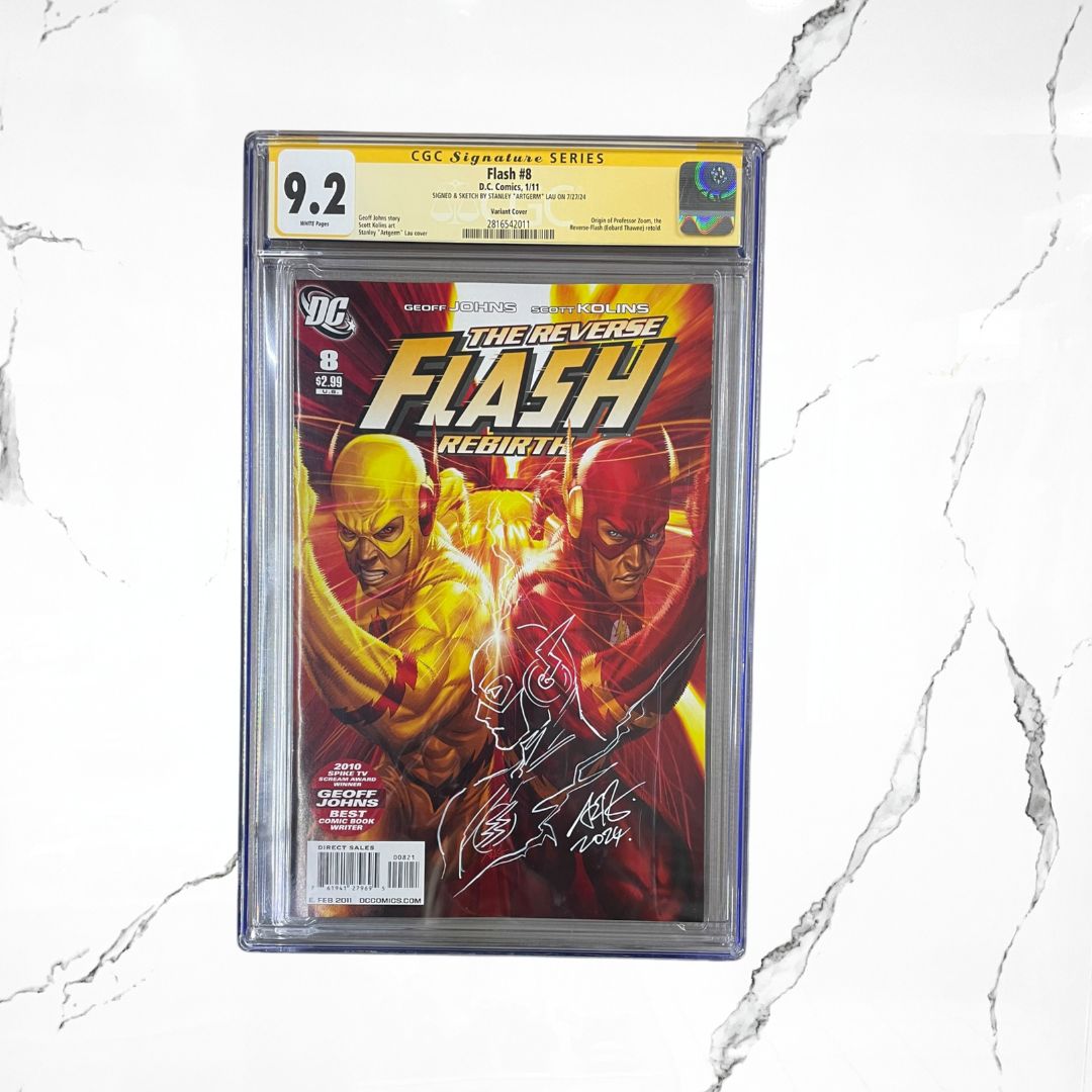 CGC Signatures Series The Reverse Flash Rebirth By Stanley 