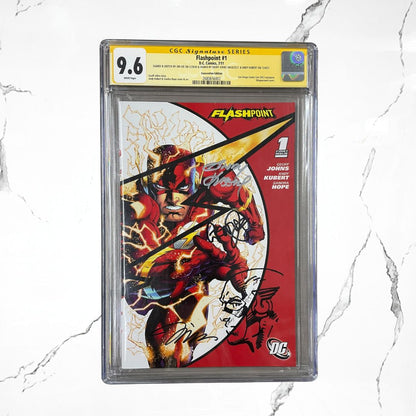 CGC Signatures Series Flaspoint 1 By Jim Lee By Geoff Johns & Andy Kubert Comic - Urban Utility