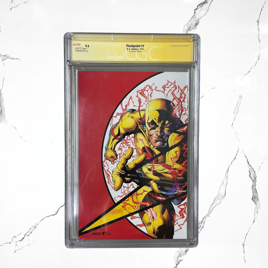 CGC Signatures Series Flaspoint 1 By Jim Lee By Geoff Johns & Andy Kubert Comic - Urban Utility
