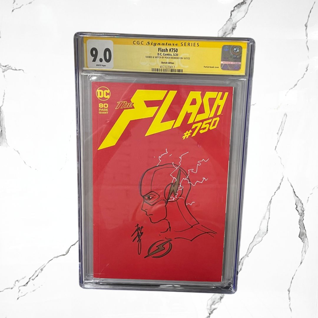 CGC Signatures Series The Flash 750 By Peach Momoko Comic - Urban Utility