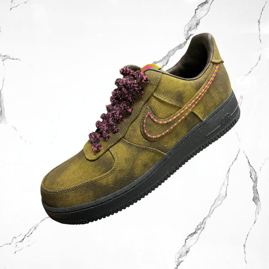 Nike Air Force 1 Low '07 QS Boucle Desert Moss Fierce Pink - Urban Utility