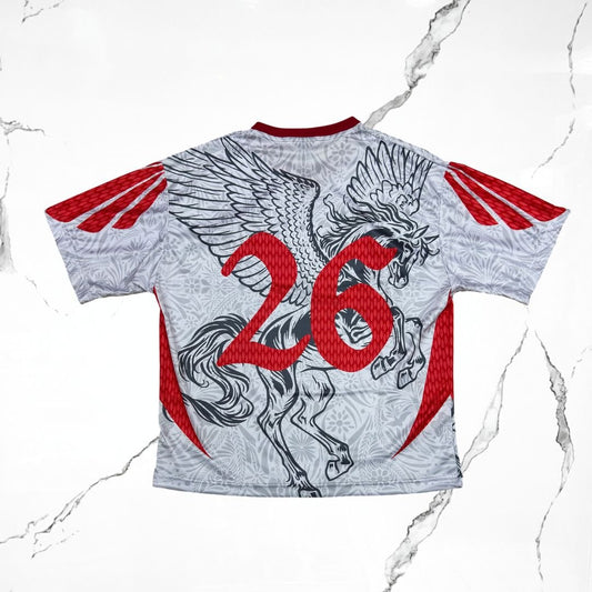 Urban Utility FC White Red Jersey - Urban Utility