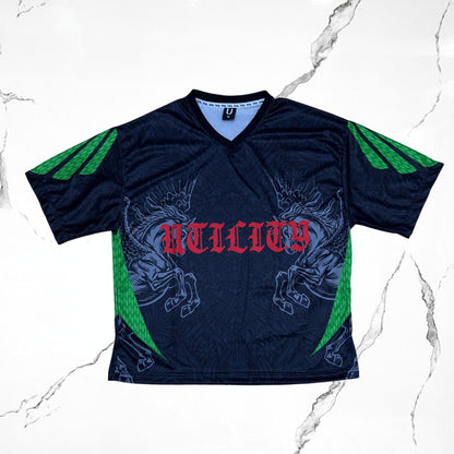 Urban Utility FC Black Green Jersey
