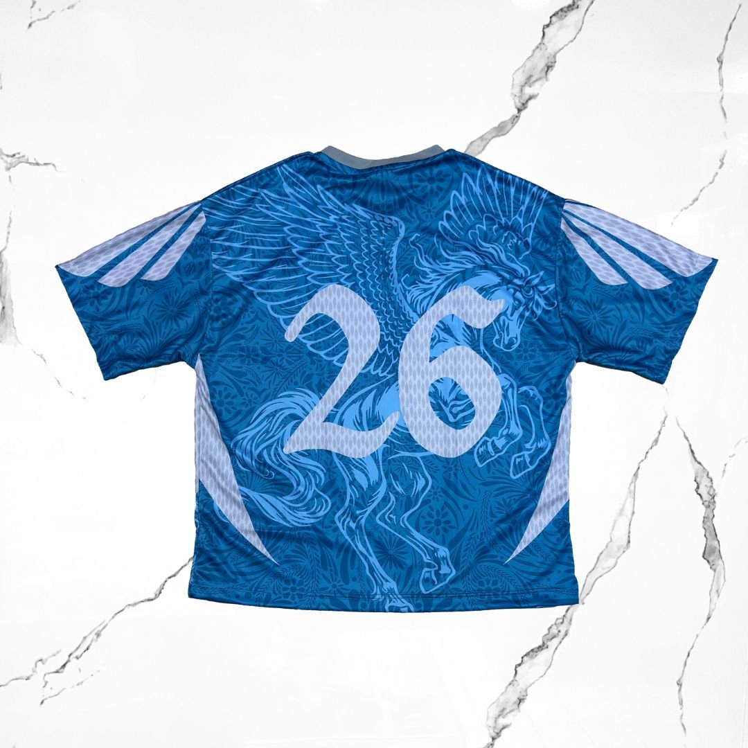 Urban Utility FC Blue Cream Jersey - Urban Utility
