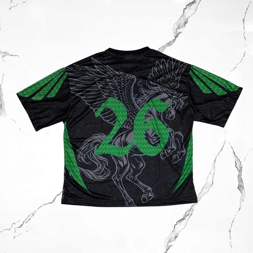 Urban Utility FC Black Green Jersey - Urban Utility