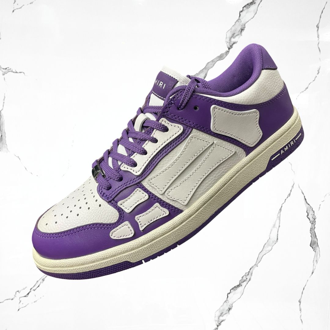 Amiri Skel Top Low Purple White
